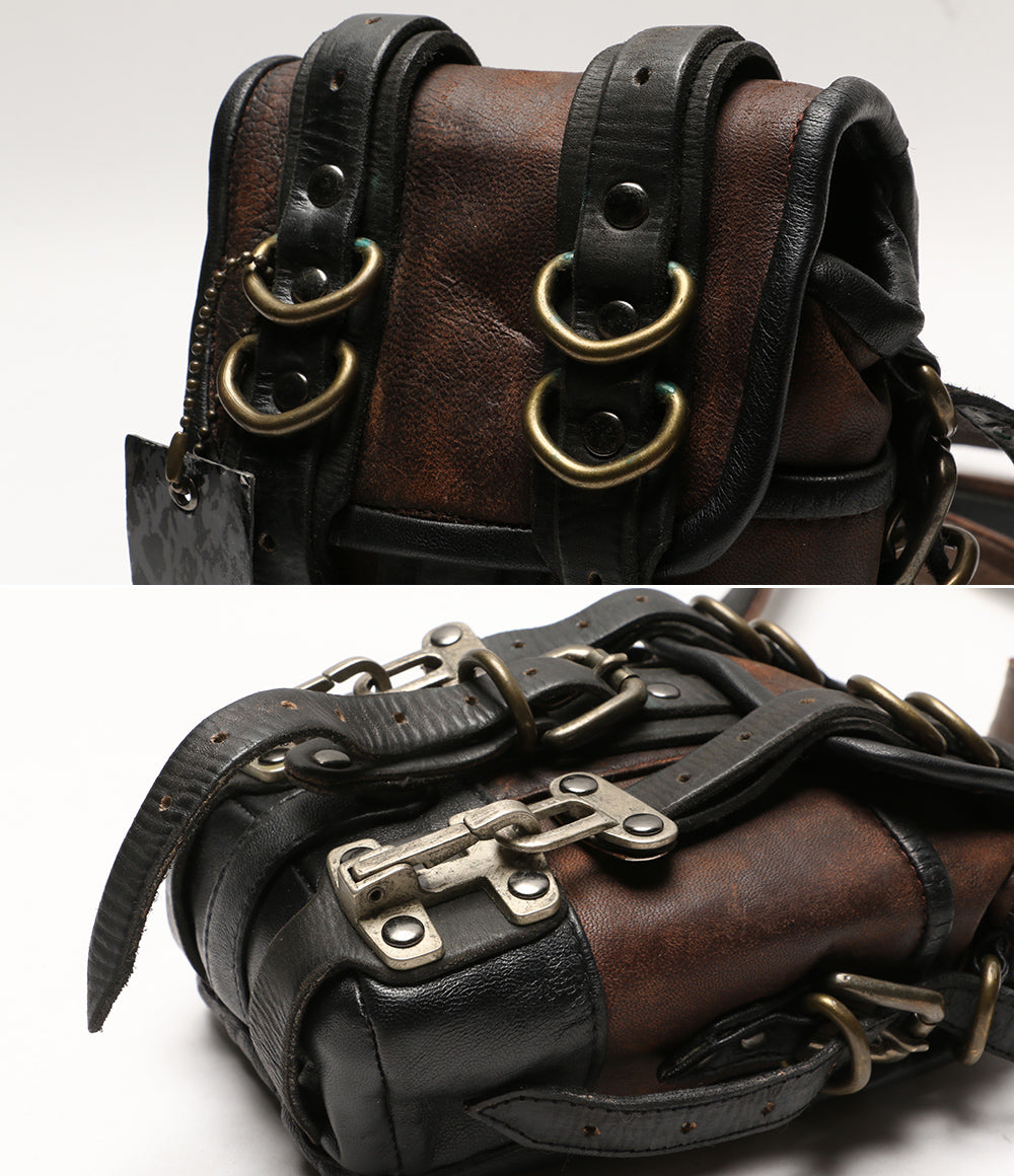 ケムリ  ショルダーバッグ LEATHER SHOULDER POUCH      メンズ   KMRii