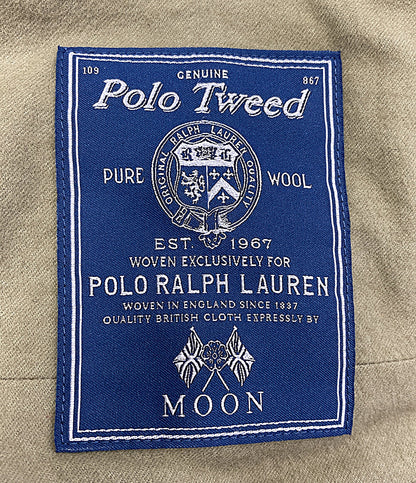 ポロ・ラルフローレン 美品 テーラードジャケット ロングビル ツイード レザー切替      メンズ SIZE 40S  POLO RALPH LAUREN