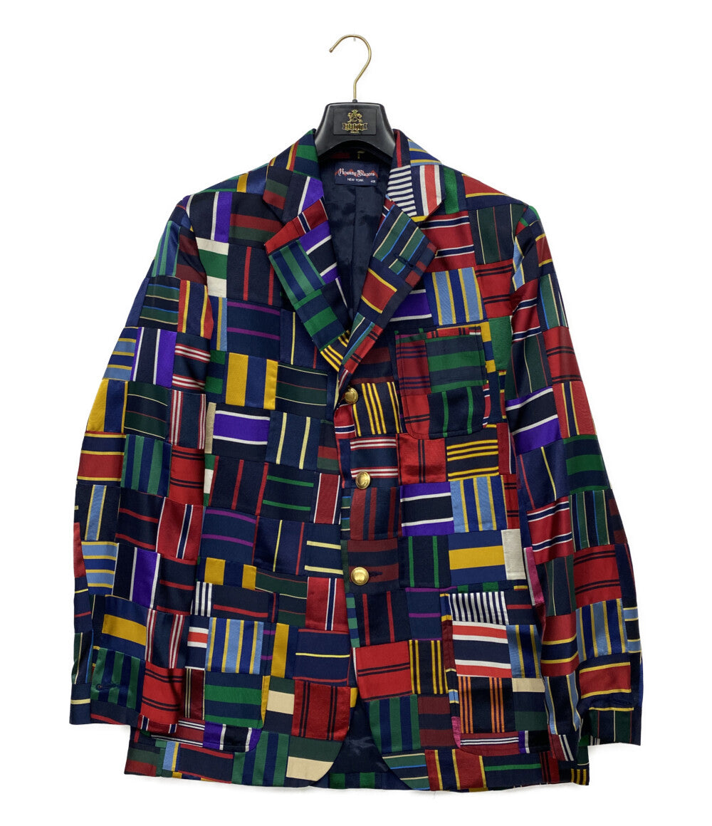 ローイングブレザー テーラードジャケット Tie Patchwork Jacket      メンズ SIZE 40R  Rowing Blazers