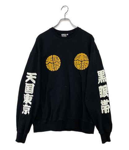 BLACK EYE PATCH×WACKO MARIA ブラックアイパッチ ワコマリア スウェット 天国東京 メンズ SIZE L