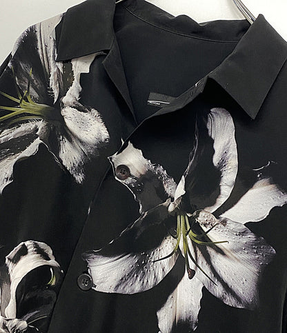 ラッドミュージシャン  長袖シャツ DECHINE BIG PAJAMA SHIRT INKJET LILY      メンズ SIZE 42  LAD MUSICIAN