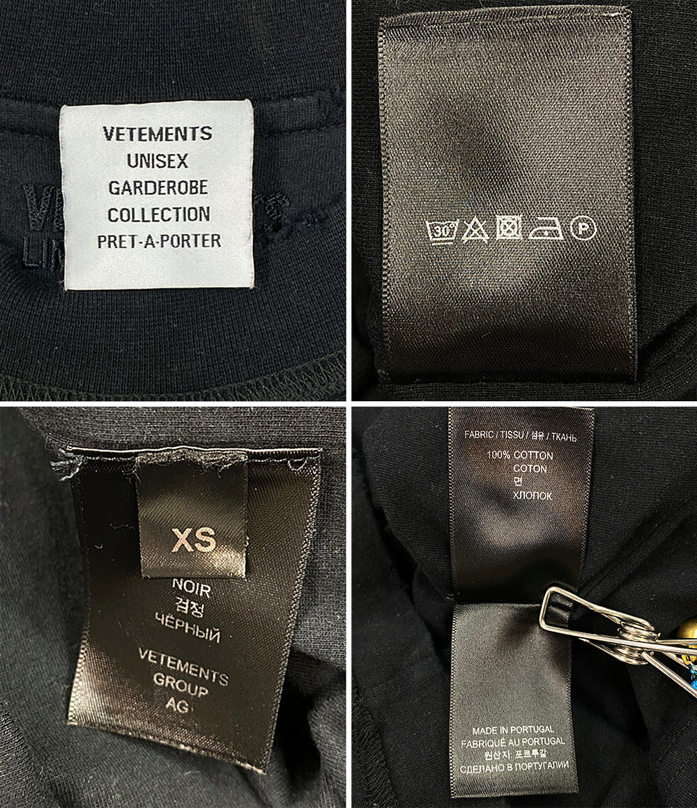 ヴェトモン  半袖Ｔシャツ       メンズ SIZE XS  VETEMENTS