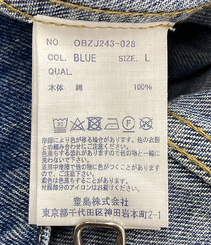 美品 オブレクト デニムジャケット リサイクルコットン       レディース SIZE L  Oblekt