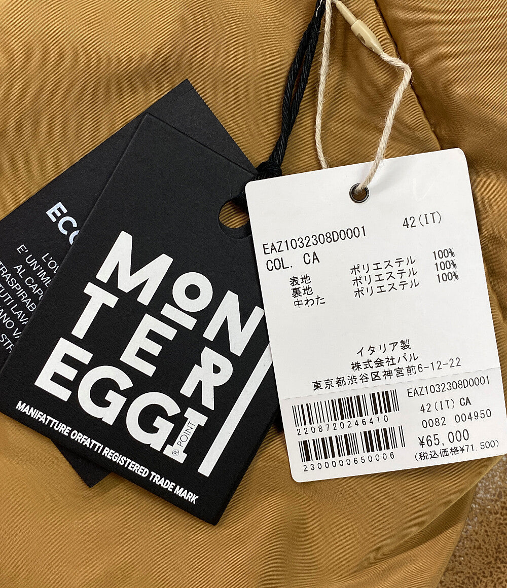 美品 MONTE REGGI モンテレッジポイント ボアビッグカラーロングコート