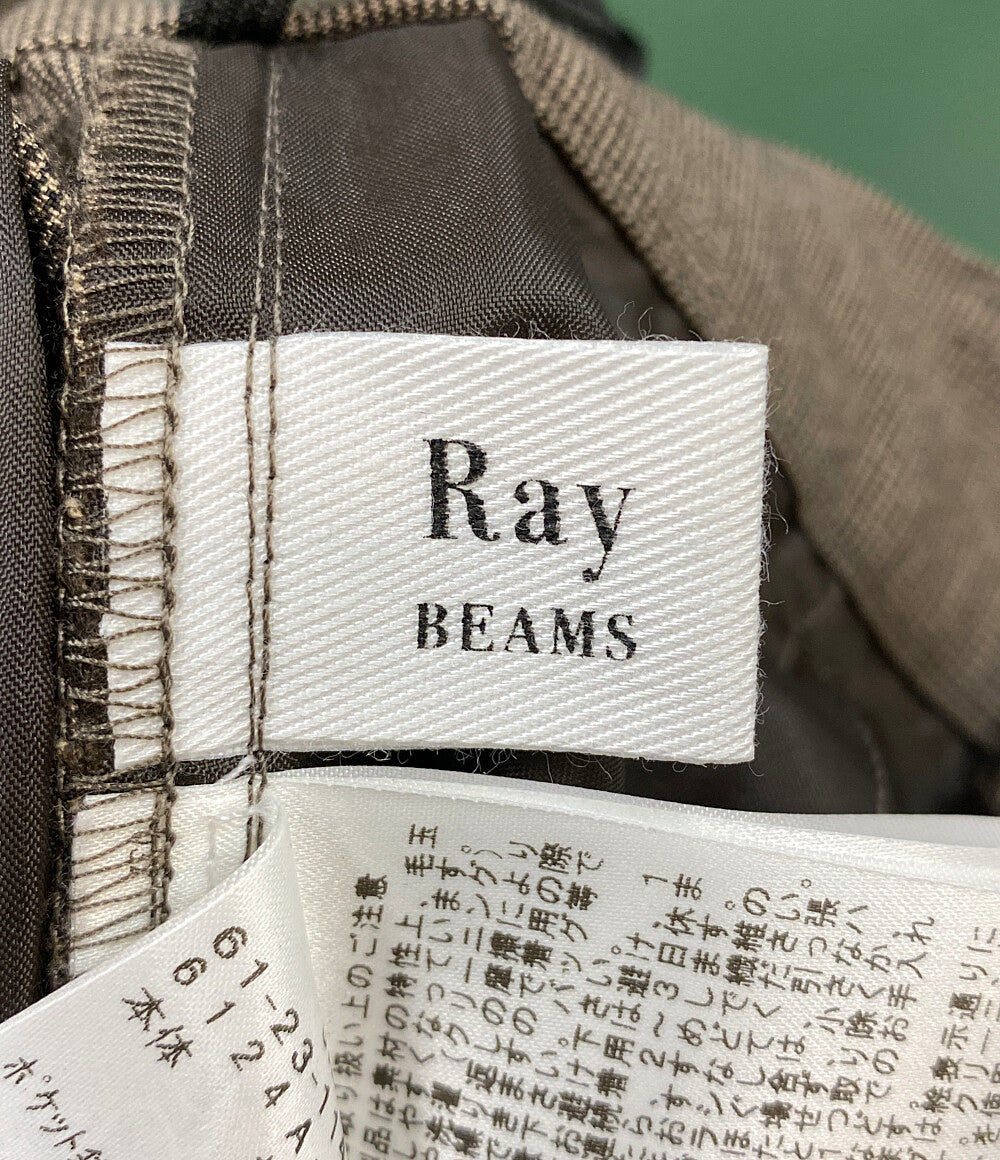 レイビームス  パンツ シャークスキン1タックPT     61-23-1145-111 レディース SIZE -  RAY BEAMS