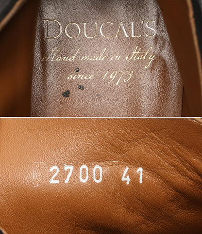 デュカルス ダブルモンクストラップ スエードシューズ     2700 メンズ SIZE 41  DOUCAL’S