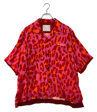 サカイ  半袖シャツ Leopard Print Bowling Shirt     22-02795M メンズ SIZE 2  sacai