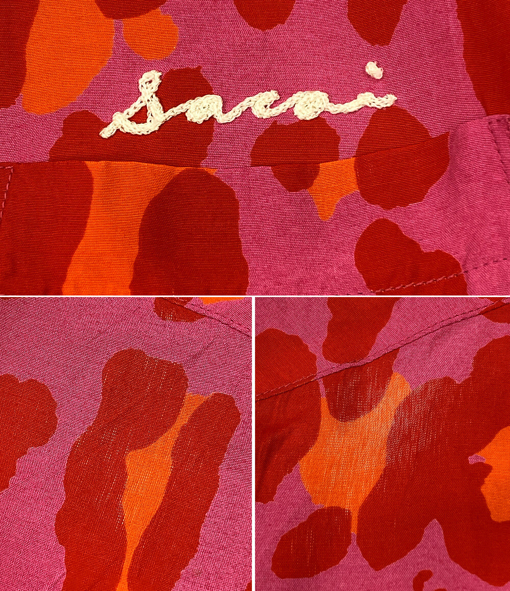 サカイ  半袖シャツ Leopard Print Bowling Shirt     22-02795M メンズ SIZE 2  sacai