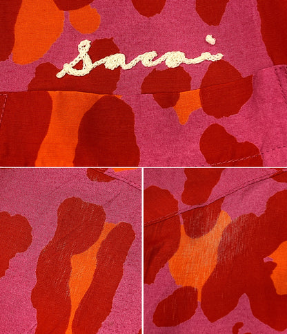 サカイ  半袖シャツ Leopard Print Bowling Shirt     22-02795M メンズ SIZE 2  sacai