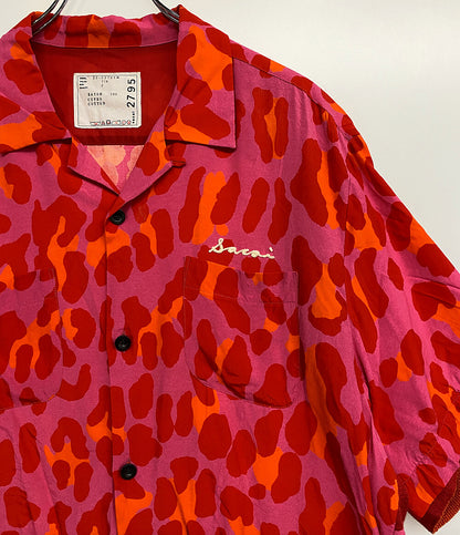 サカイ  半袖シャツ Leopard Print Bowling Shirt     22-02795M メンズ SIZE 2  sacai