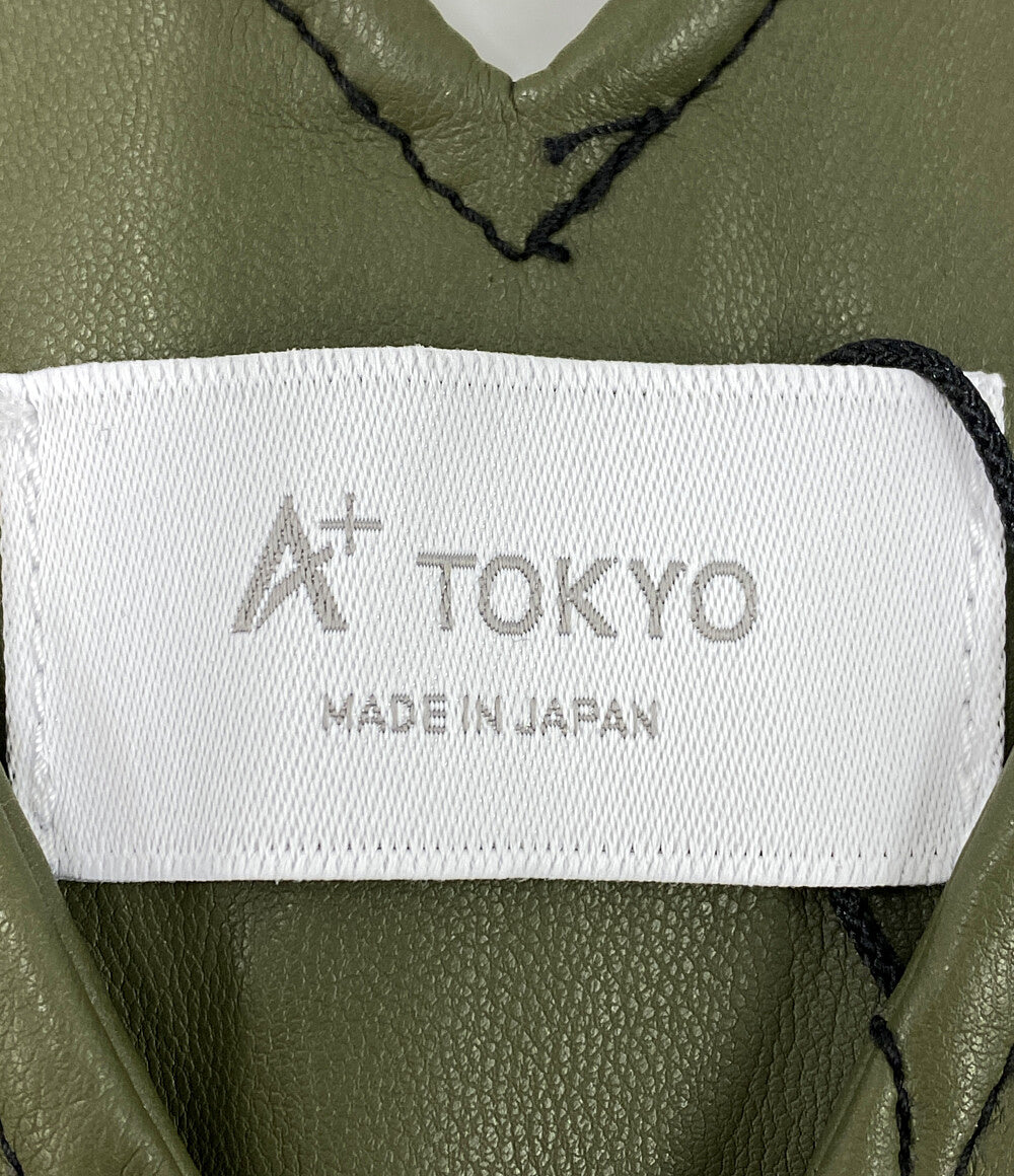 エープラストウキョウ ジャージレザーワンピース     253511005 レディース SIZE FREE  A＋TOKYO