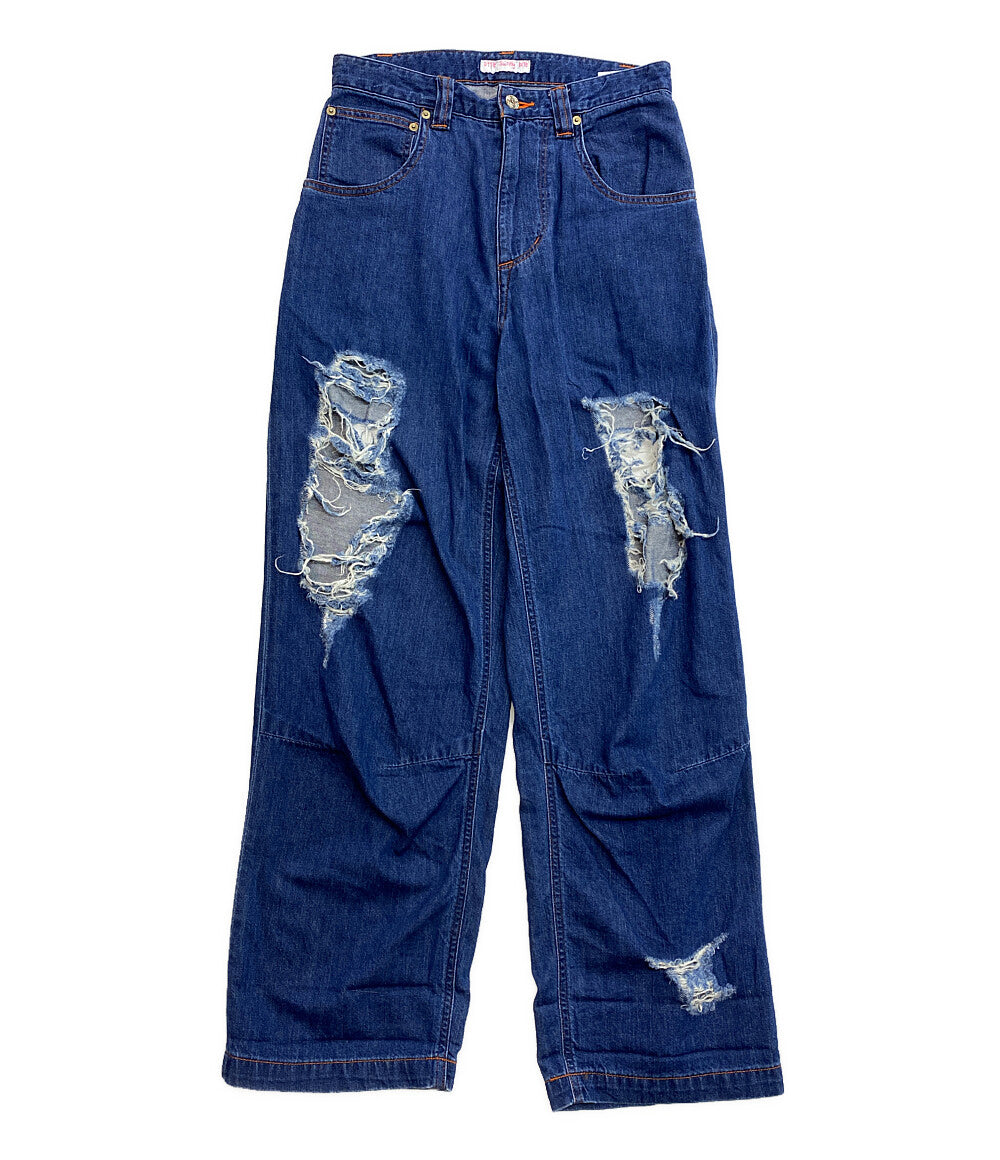 リトルサニーバイト デニムパンツ Damaged denim pants      レディース SIZE S  Little Sunny Bite