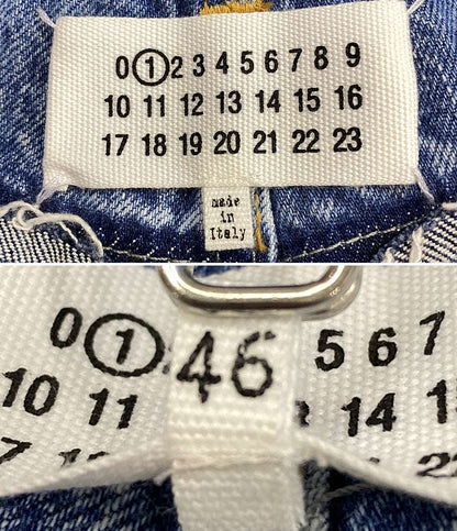 Maison Margiela 1 デニムパンツ リサイクルパッチワークデニム 21SS レディース SIZE 46 メゾンマルジェラ