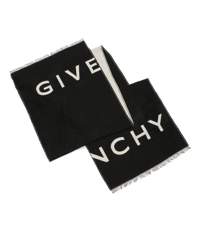 ジバンシィ  マフラー ストール ロゴ ブラック      レディース   GIVENCHY