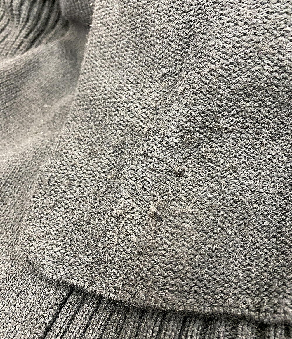 EGO TRIPPING ニットジャケット DOUBLE KNIT JACKET ブルーグレー メンズ SIZE 48 エゴトリッピング