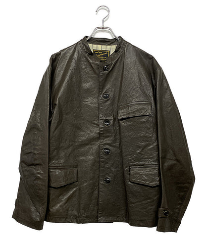 EGO TRIPPING ジャケット SUBMARINE LEATHER JACKET メンズ SIZE 48 エゴトリッピング