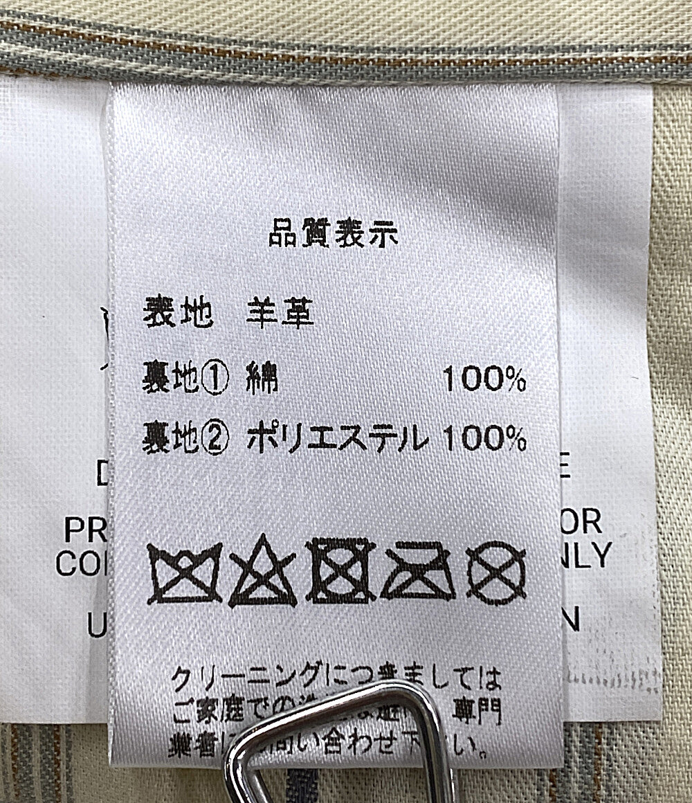 EGO TRIPPING ジャケット SUBMARINE LEATHER JACKET メンズ SIZE 48 エゴトリッピング