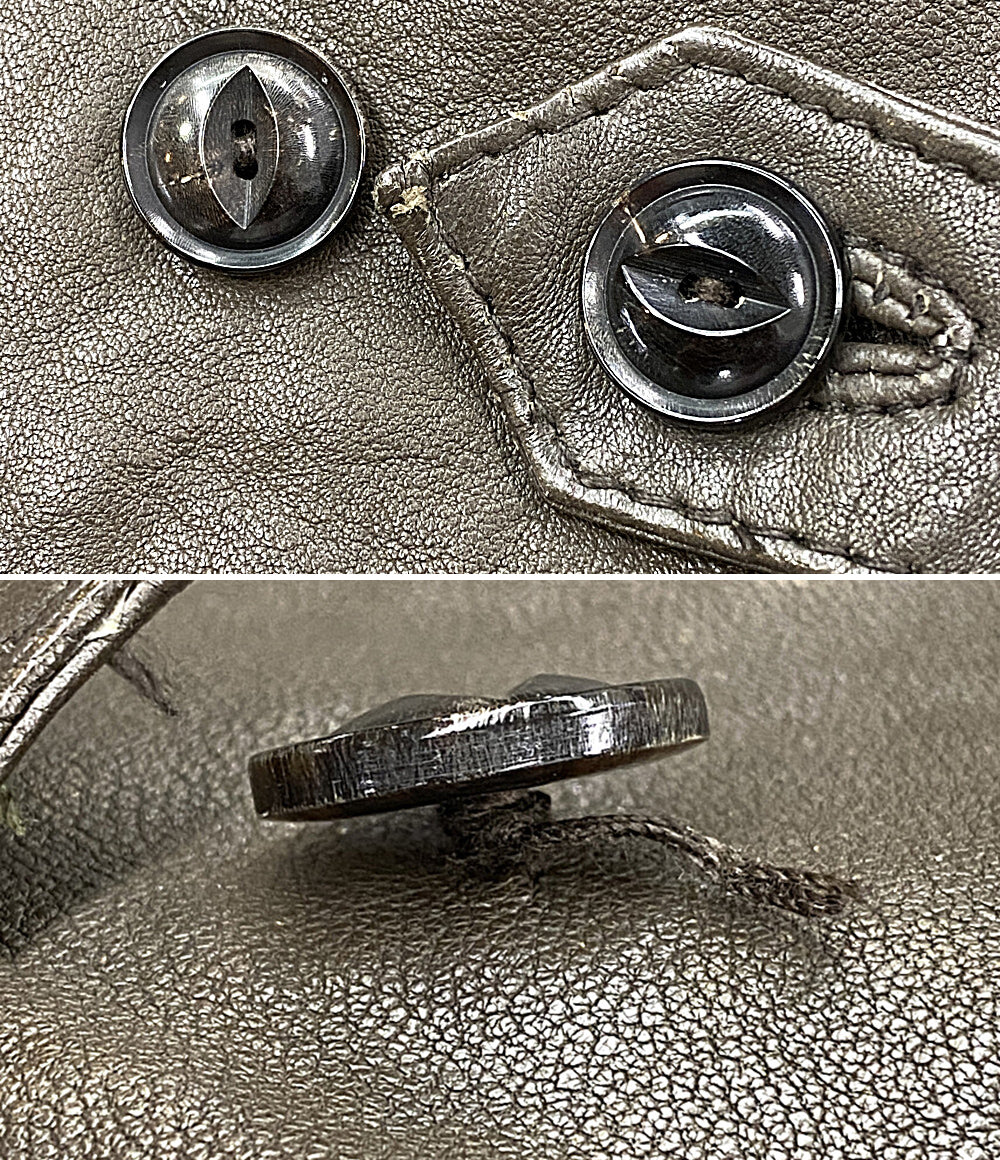 EGO TRIPPING ジャケット SUBMARINE LEATHER JACKET メンズ SIZE 48 エゴトリッピング