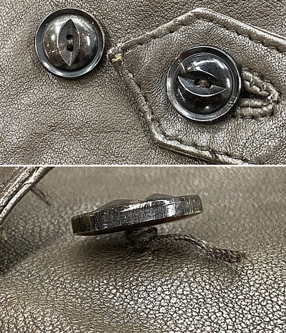 EGO TRIPPING ジャケット SUBMARINE LEATHER JACKET メンズ SIZE 48 エゴトリッピング