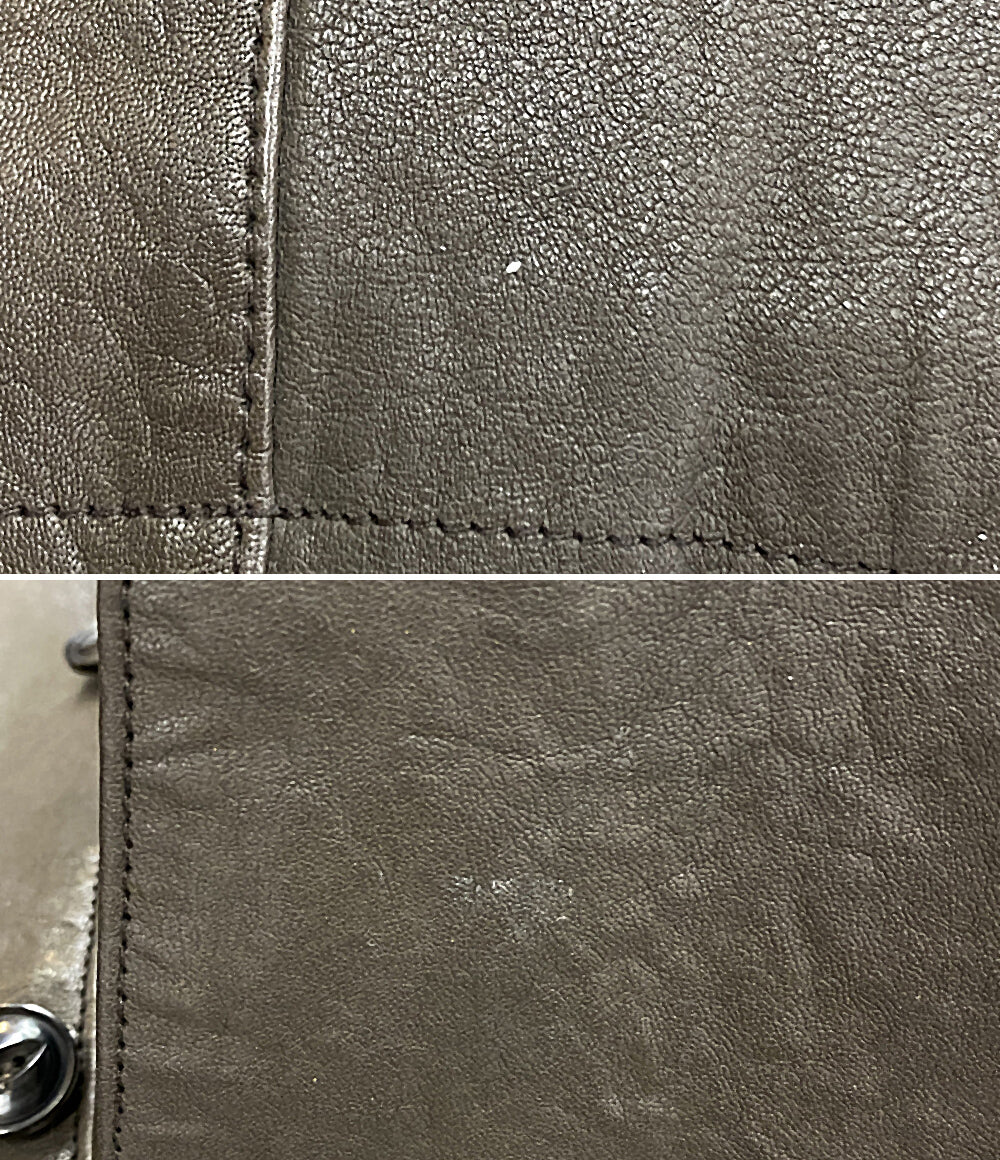 EGO TRIPPING ジャケット SUBMARINE LEATHER JACKET メンズ SIZE 48 エゴトリッピング