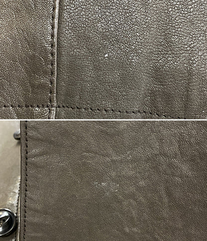 EGO TRIPPING ジャケット SUBMARINE LEATHER JACKET メンズ SIZE 48 エゴトリッピング