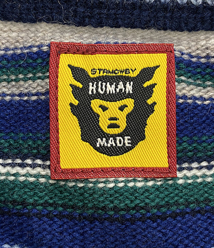 美品 HUMAN MADE ニット MULTI STRIPED KNIT メンズ SIZE XL ヒューマンメード