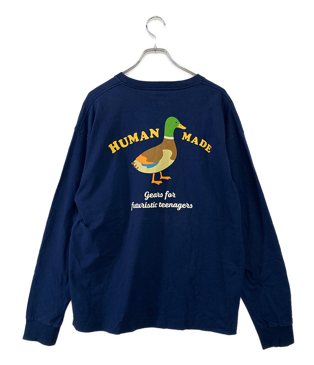 ヒューマンメード  長袖Ｔシャツ ハートパッチ ダック      メンズ SIZE L  HUMAN MADE