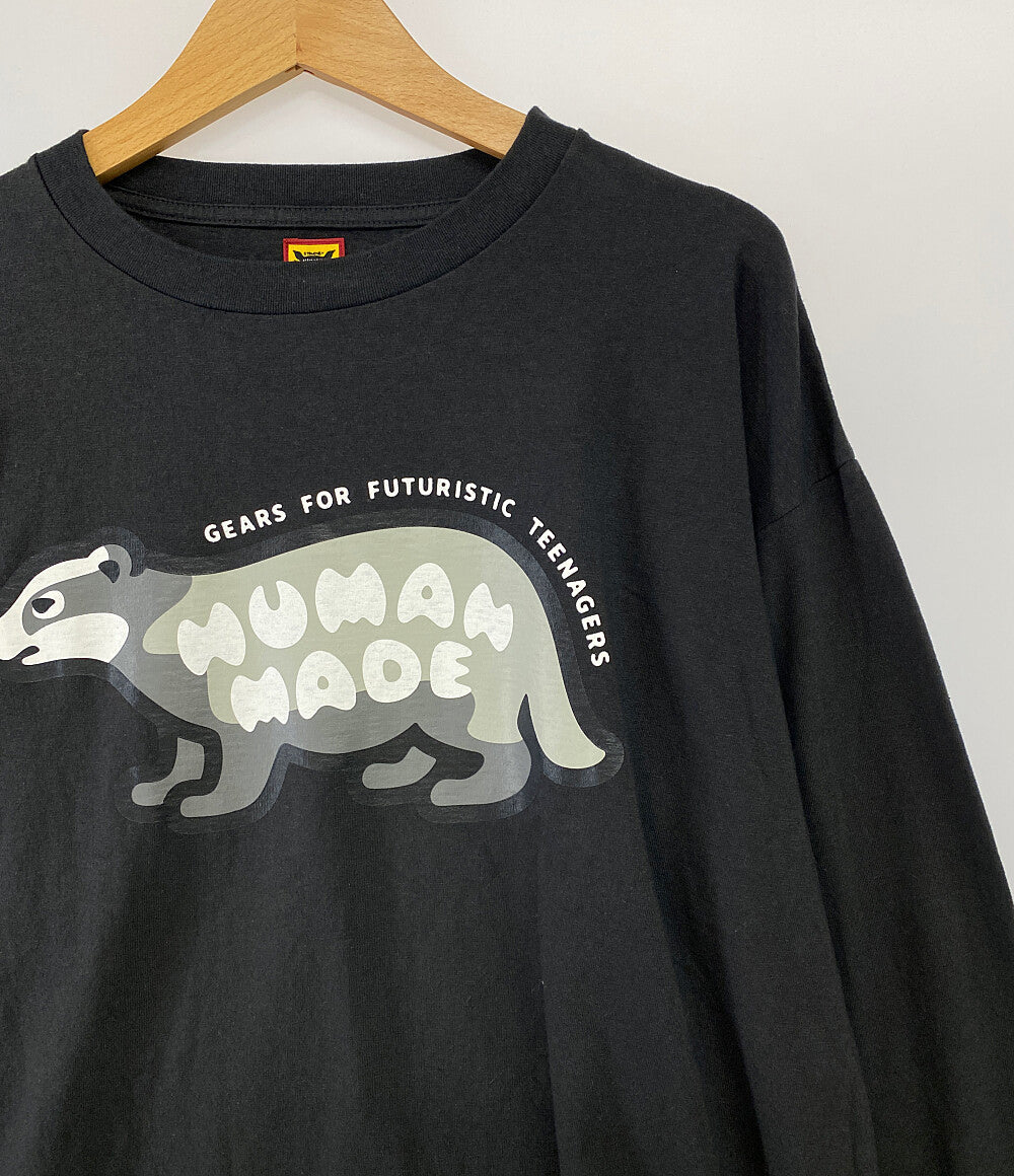 ヒューマンメード  長袖Ｔシャツ アナグマ      メンズ SIZE L  HUMAN MADE