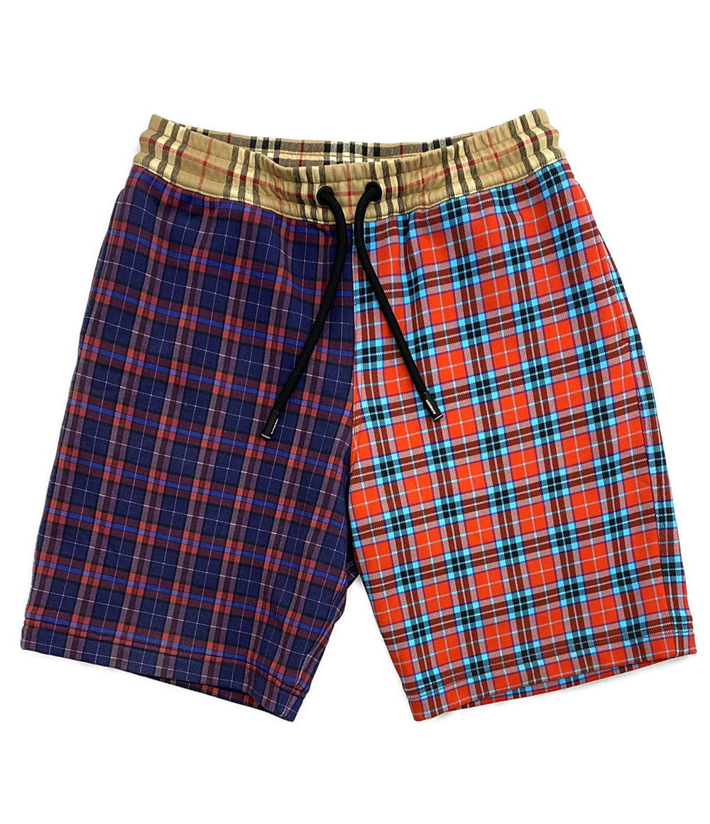 BURBERRY ショートパンツ クレイジーパターンチェックショーツ メンズ