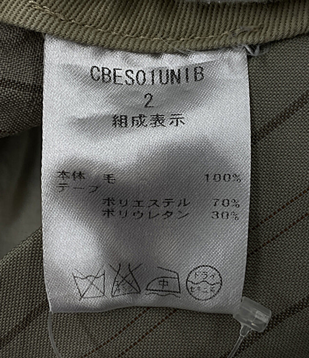 クラス  パンツ CBES01UNIB ストライプ カーキ      メンズ SIZE 2  CLASS