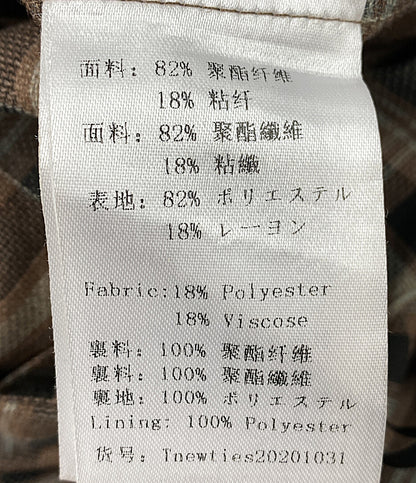 パンツ ハイウエストチェックパンツ      レディース SIZE XS  TNEWTIES