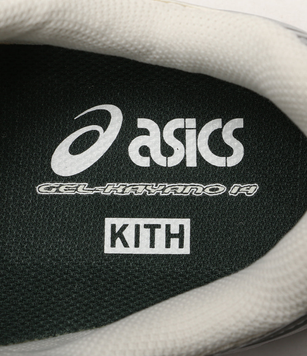 アシックス 美品 キス スニーカー GEL-KAYANO 14 1203A566-100 メンズ SIZE 24.5cm ASICS×KITH
