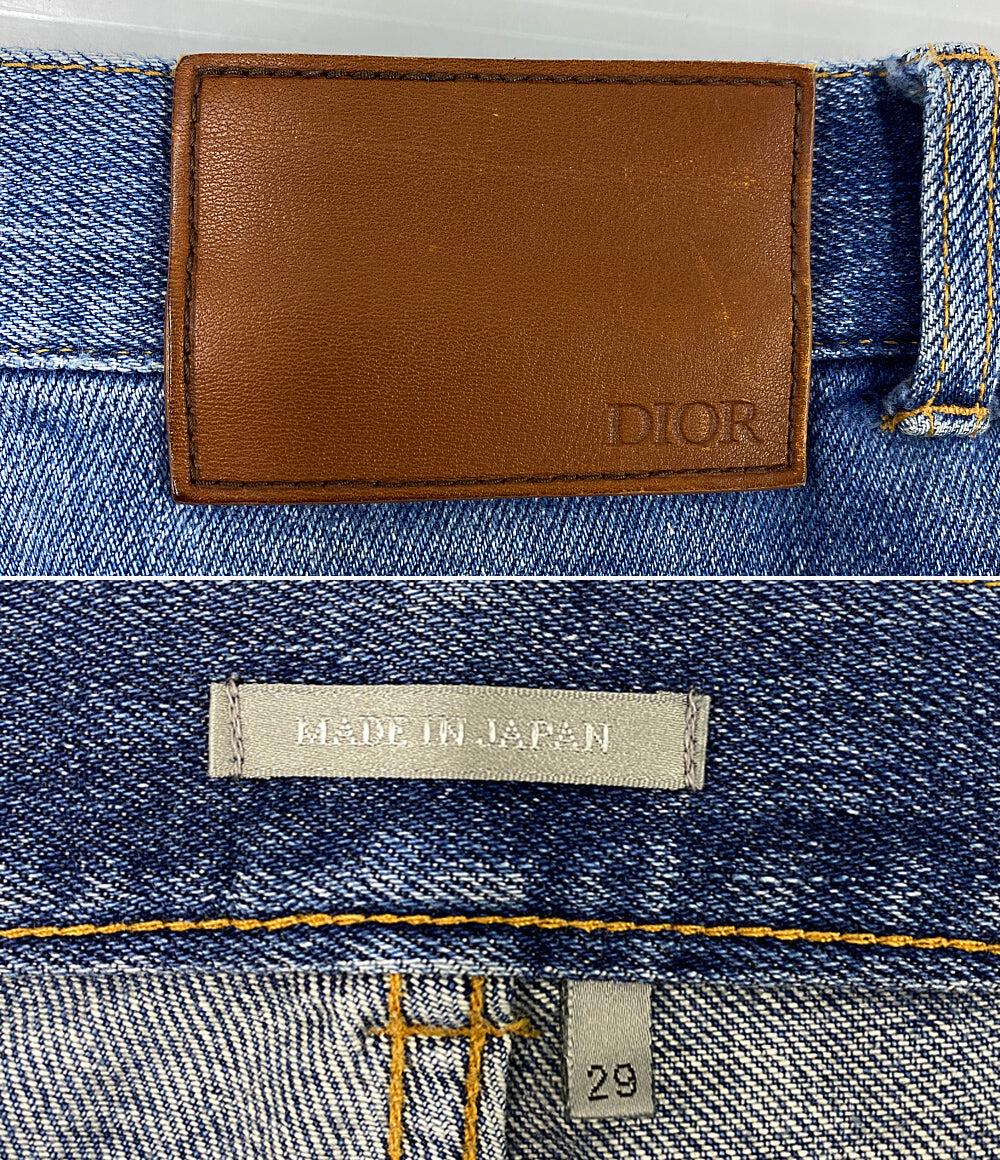 クリスチャンディオール  ショーンステューシー デニムパンツ 蜂ロゴ刺繍デニム      メンズ SIZE 29  Christian Dior×SHAWN STUSSY