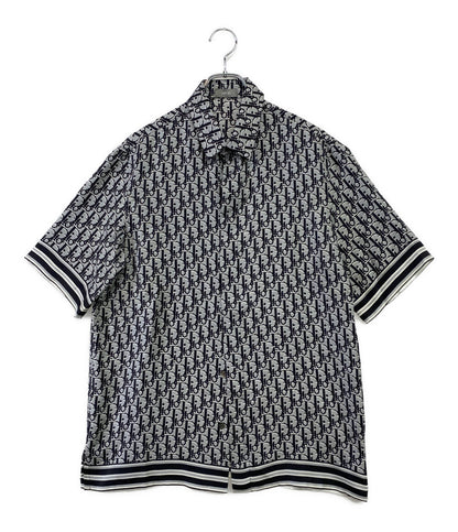 ディオール  半袖シャツ シルク Oblique Pixel Short Sleeve Shirt 21ss     メンズ SIZE 38  DIOR