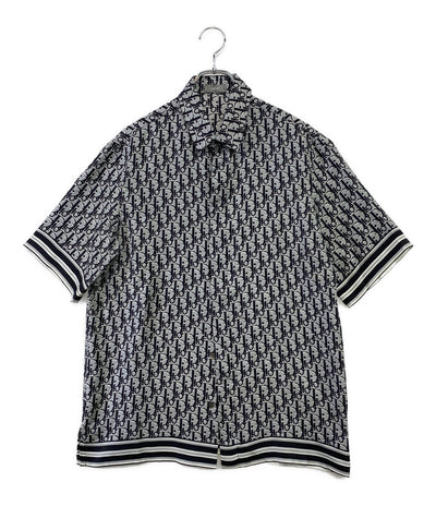 ディオール  半袖シャツ シルク Oblique Pixel Short Sleeve Shirt 21ss     メンズ SIZE 38  DIOR