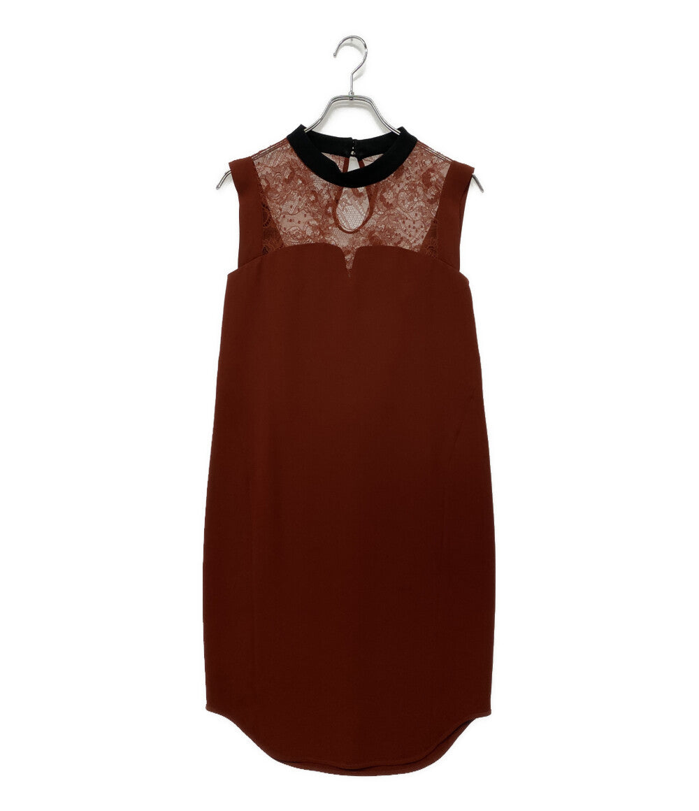 Mame Kurogouchi マメクロゴウチ ワンピース Leaver Lace I-Line Dress 17AW MM17AW-DR080 レディース SIZE 1