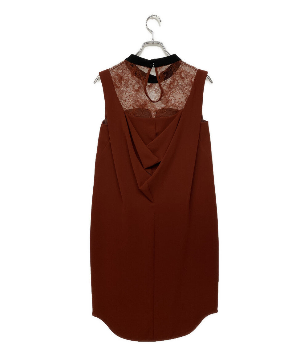 Mame Kurogouchi マメクロゴウチ ワンピース Leaver Lace I-Line Dress 17AW MM17AW-DR080 レディース SIZE 1