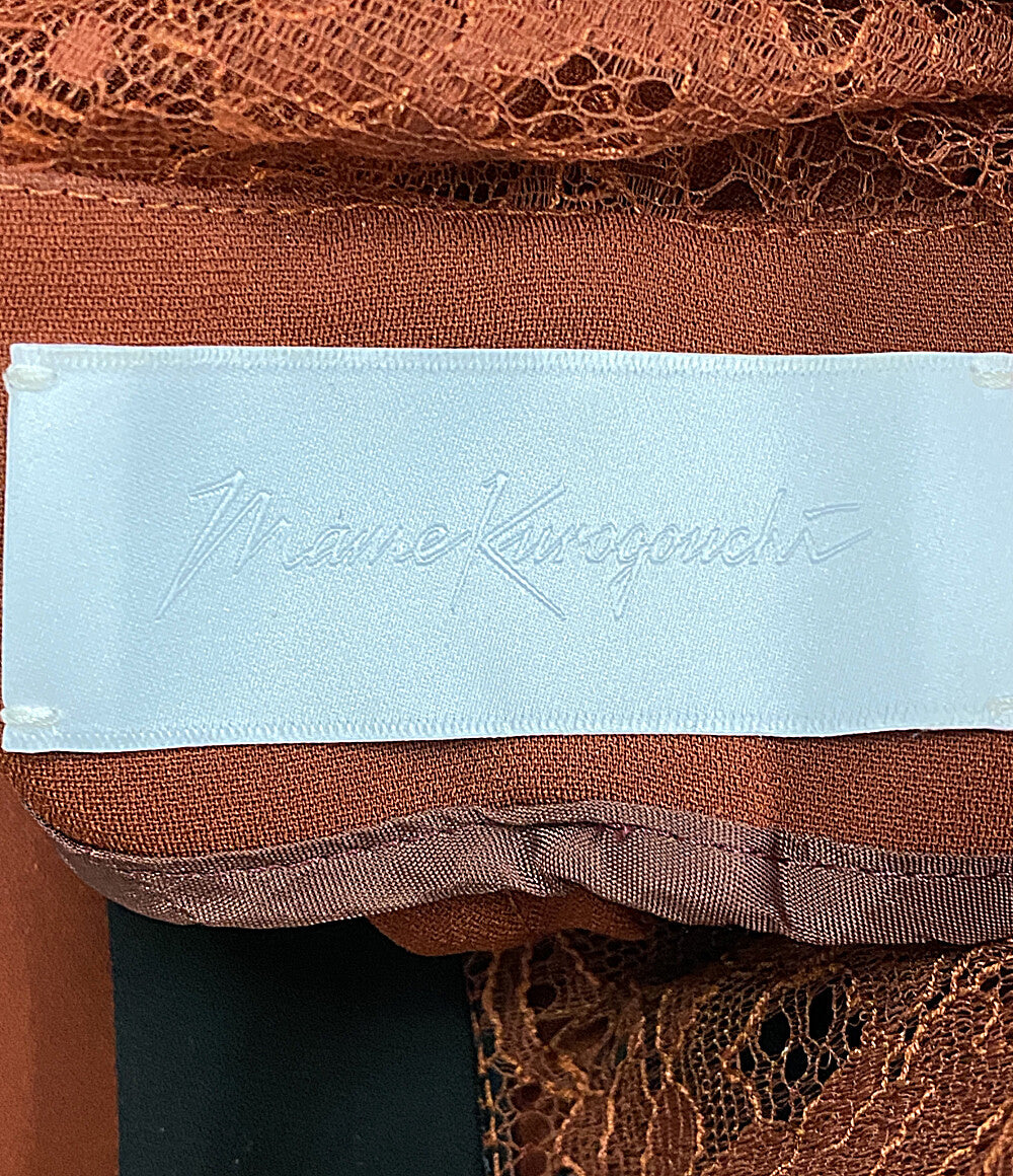 Mame Kurogouchi マメクロゴウチ ワンピース Leaver Lace I-Line Dress 17AW MM17AW-DR080 レディース SIZE 1