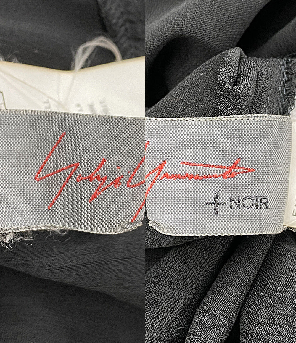 ヨウジヤマモトプリュスノアール ギャザースリーブシアーワンピース      レディース SIZE 2  Yohji Yamamoto NOIR