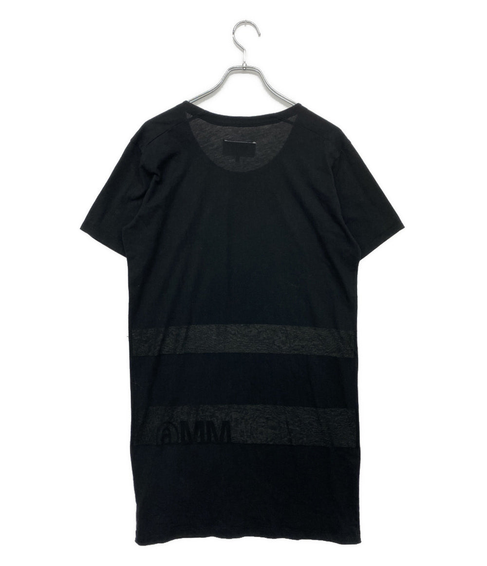 メゾンマルジェラ  エムエムシックス 半袖Ｔシャツ 素材切替ロング丈カットソー      レディース SIZE 1  MM6 Maison Margiela