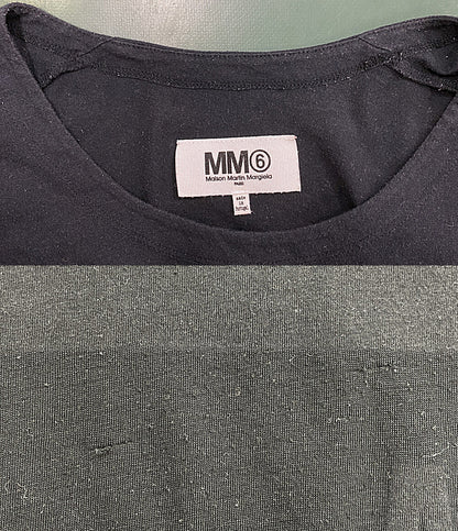 メゾンマルジェラ  エムエムシックス 半袖Ｔシャツ 素材切替ロング丈カットソー      レディース SIZE 1  MM6 Maison Margiela