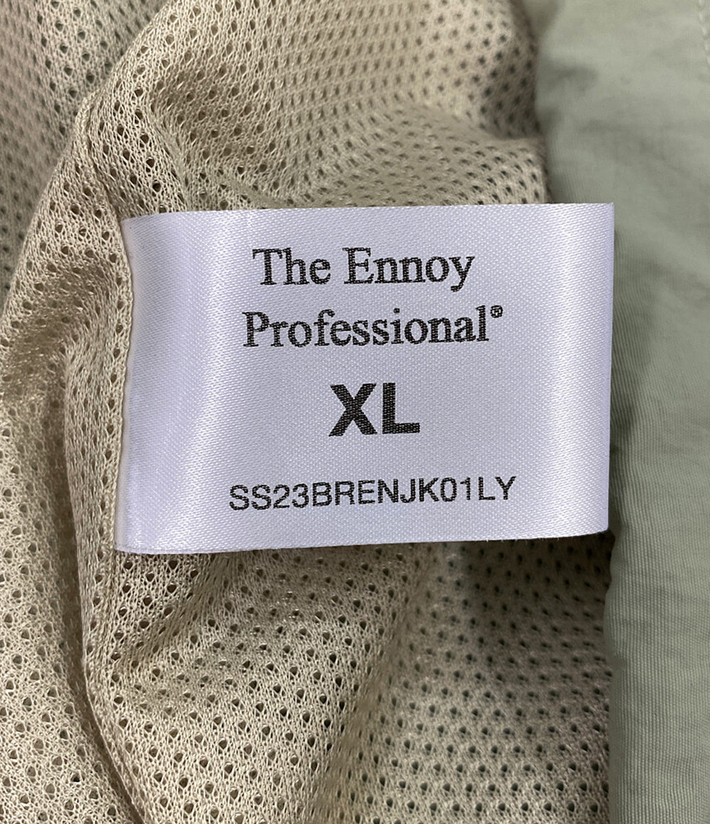 エンノイ ナイロンジャケット ロゴ刺繍 23ss メンズ SIZE XL ENNOY