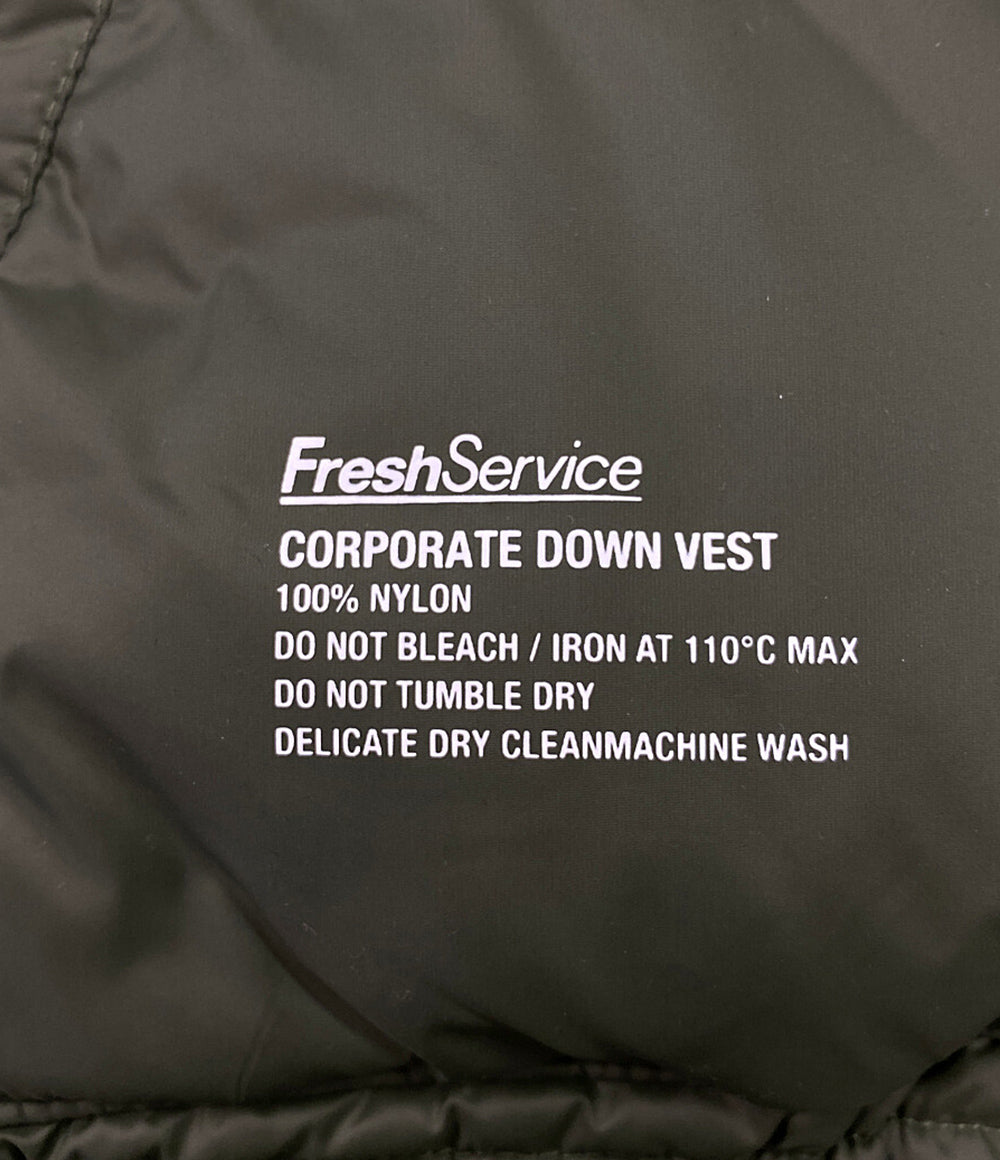 Fresh Service フレッシュサービス ダウンベスト メンズ SIZE M