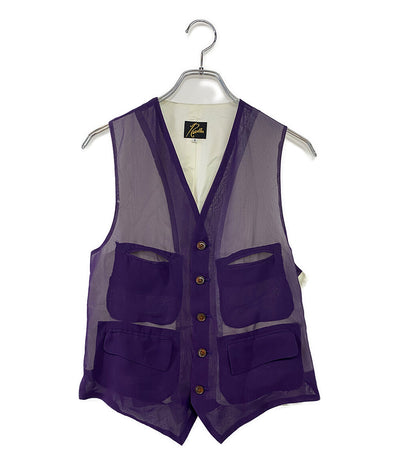 NEEDLES ベスト ODD VEST POLY CHIFFON 20ss メンズ SIZE 2 ニードルス