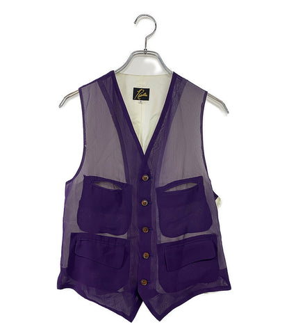 NEEDLES ベスト ODD VEST POLY CHIFFON 20ss メンズ SIZE 2 ニードルス
