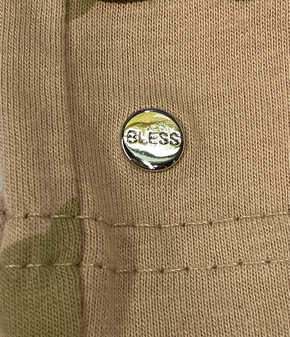 ブレス  半袖Ｔシャツ 迷彩柄刺繍ロゴカットソー 22ss     メンズ SIZE L  BLESS