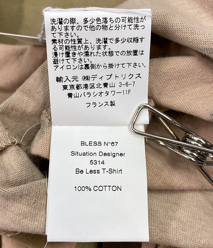 ブレス  半袖Ｔシャツ 迷彩柄刺繍ロゴカットソー 22ss     メンズ SIZE L  BLESS