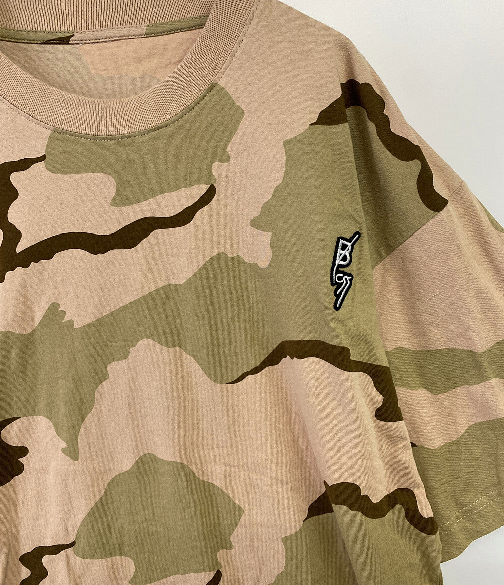 ブレス  半袖Ｔシャツ 迷彩柄刺繍ロゴカットソー 22ss     メンズ SIZE L  BLESS