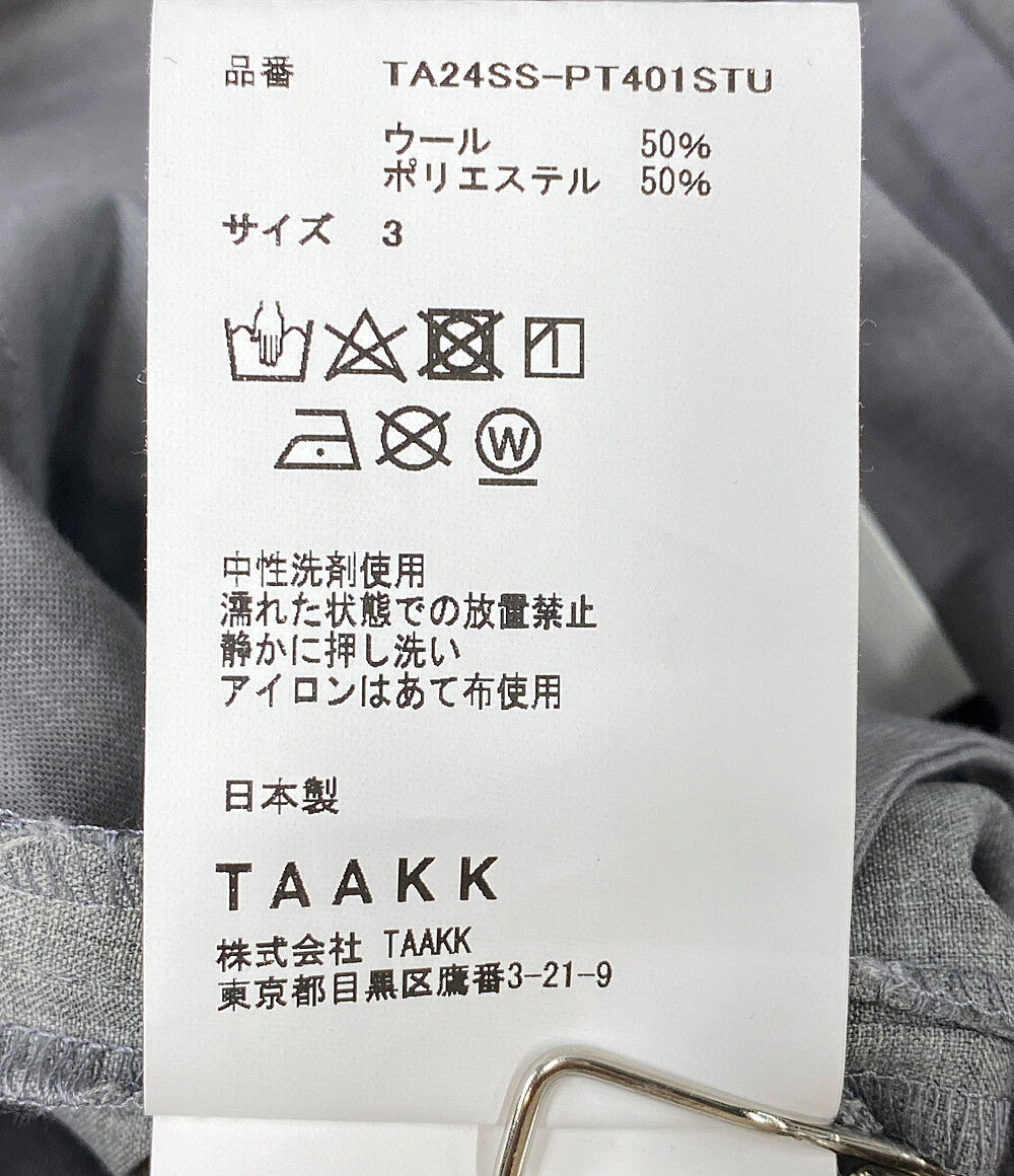 ステュディオス ターク パンツ 別注 レイヤードショーツ 24ss TA24SS-PT401STU メンズ SIZE 3 TAAKK×STUDIOUS