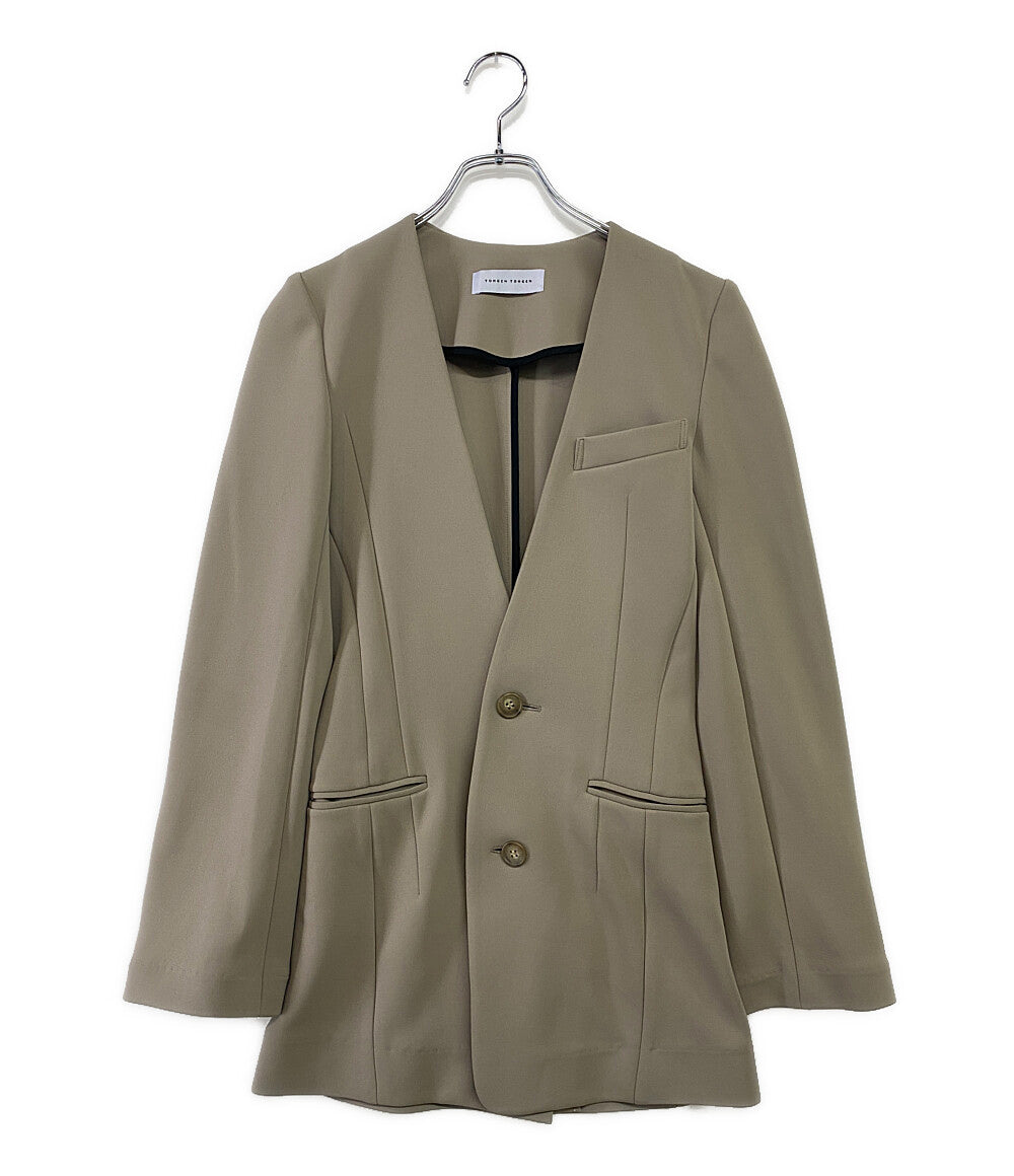 TOHGEN TOHGEN トーゲントーゲン ノーカラージャケット 2B レディース SIZE -